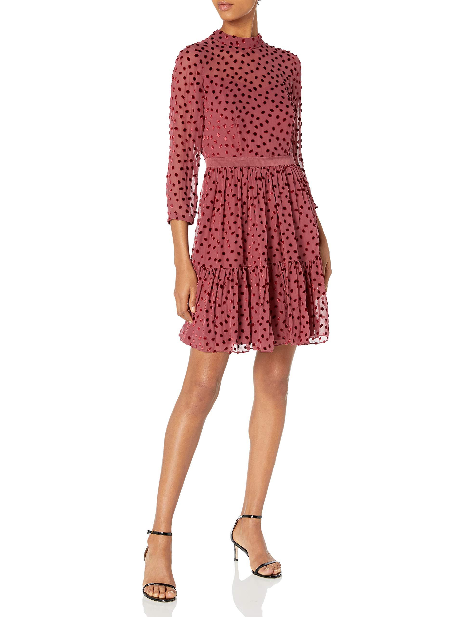 paris polka dot mini dress