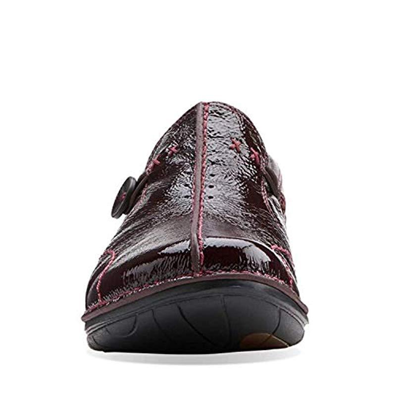 clarks un loop burgundy
