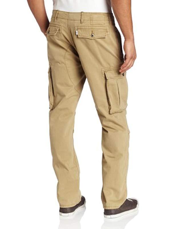 Levi's Ace Cargo Twill Pant in Natural for Men - Lyst