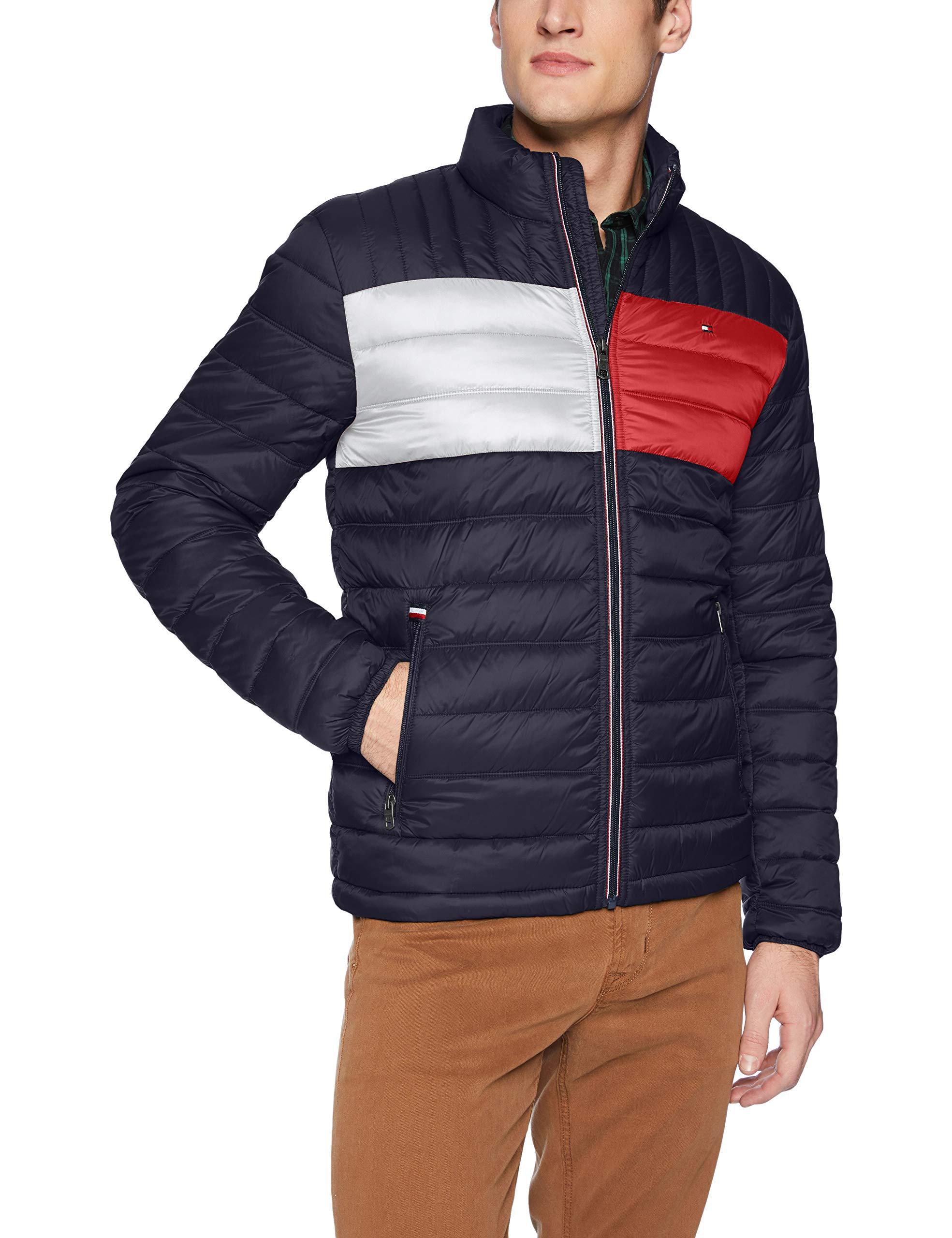 New Tommy Hilfiger Men's Ultra Loft Insulated Classic Hooded Puffer Jacket Coat 