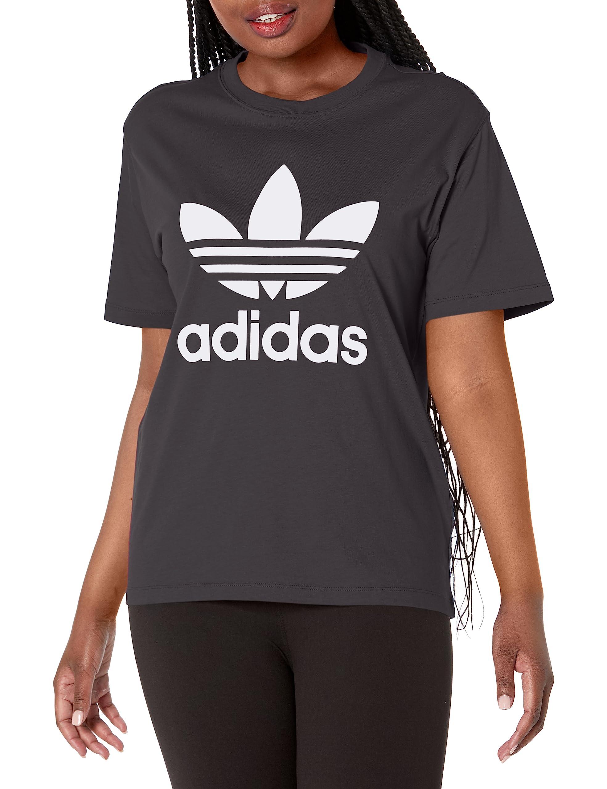 adidas Originals Adicolor Classics Trefoil T-shirt in Black | Lyst