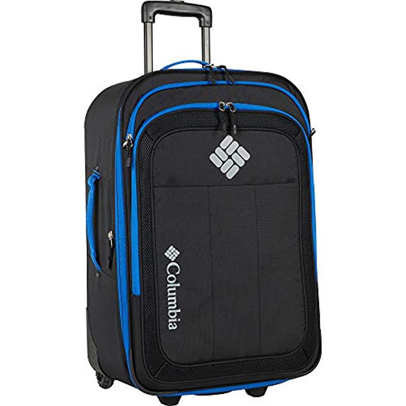 Columbia Carryon Rolling Luggage Suitcase in Blue Lyst