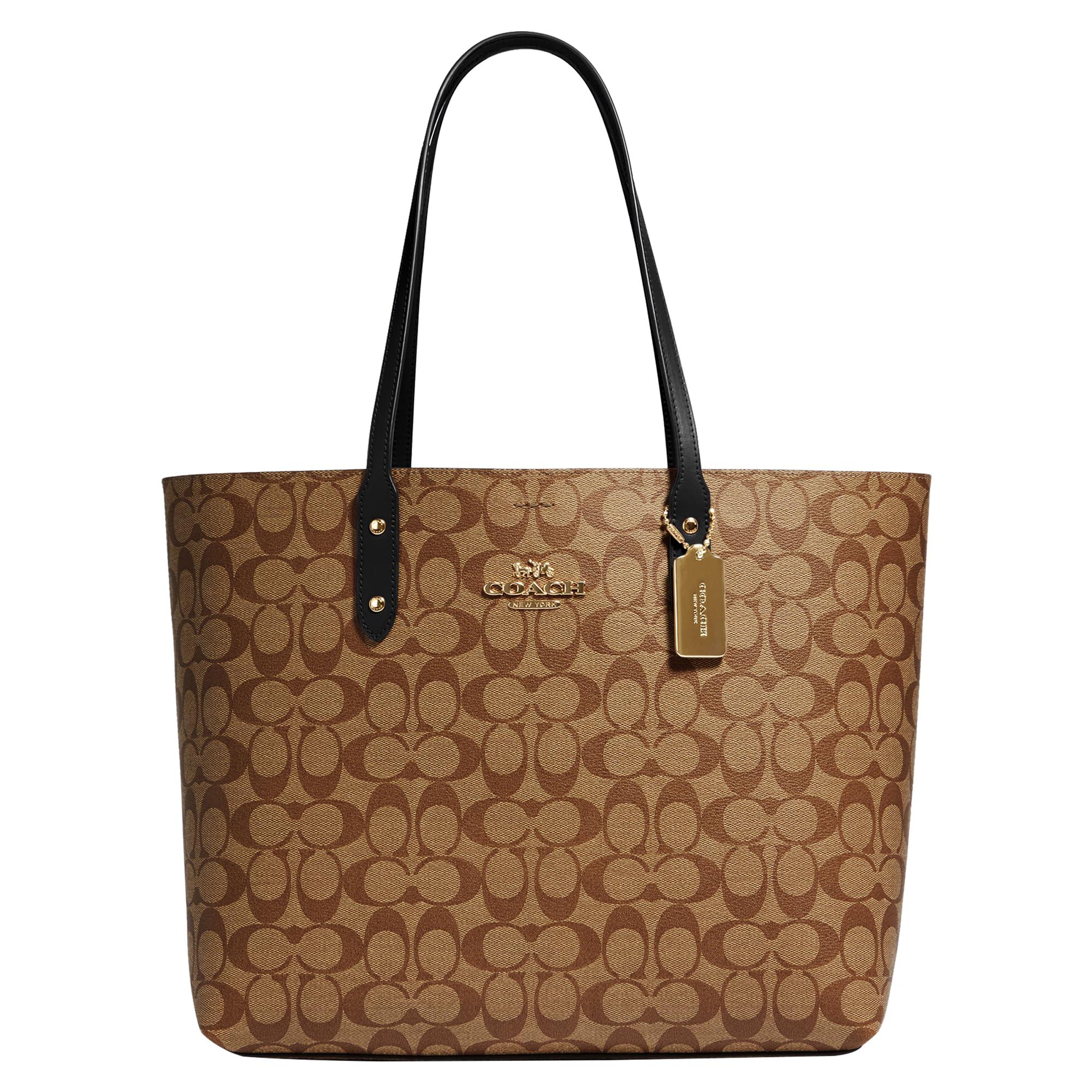 COACH Town Tote in Brown | Lyst