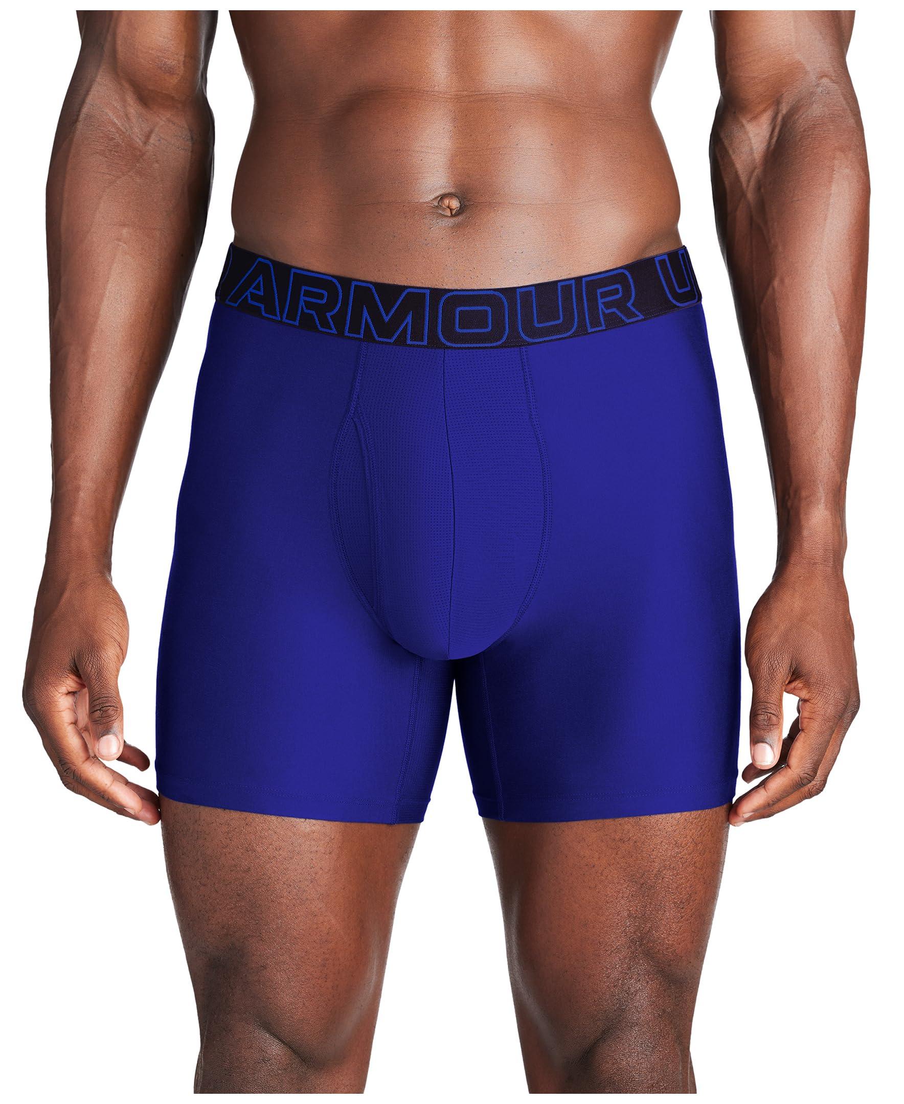 Under Armour Tech 6-inch Boxerjock 2-pack in Blue for Men | Lyst