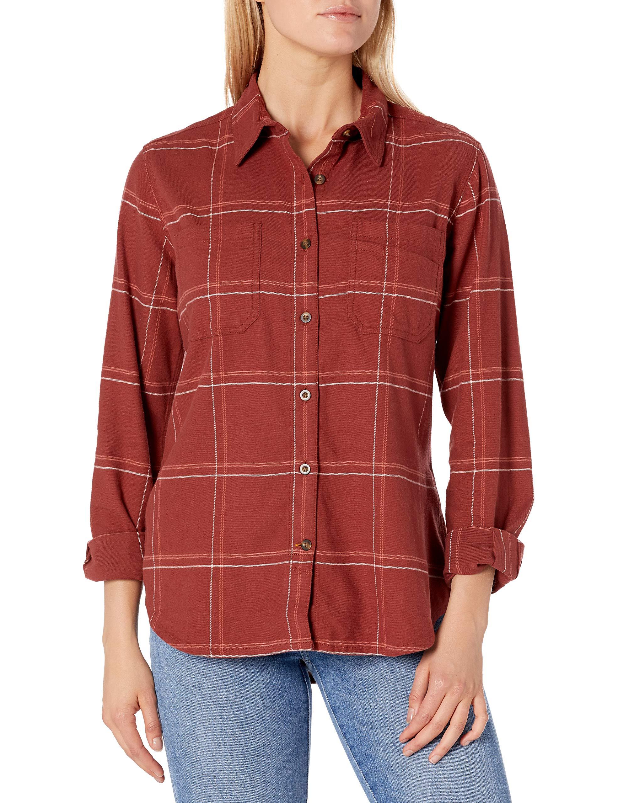 Carhartt Flannel Shirt in Red - Lyst