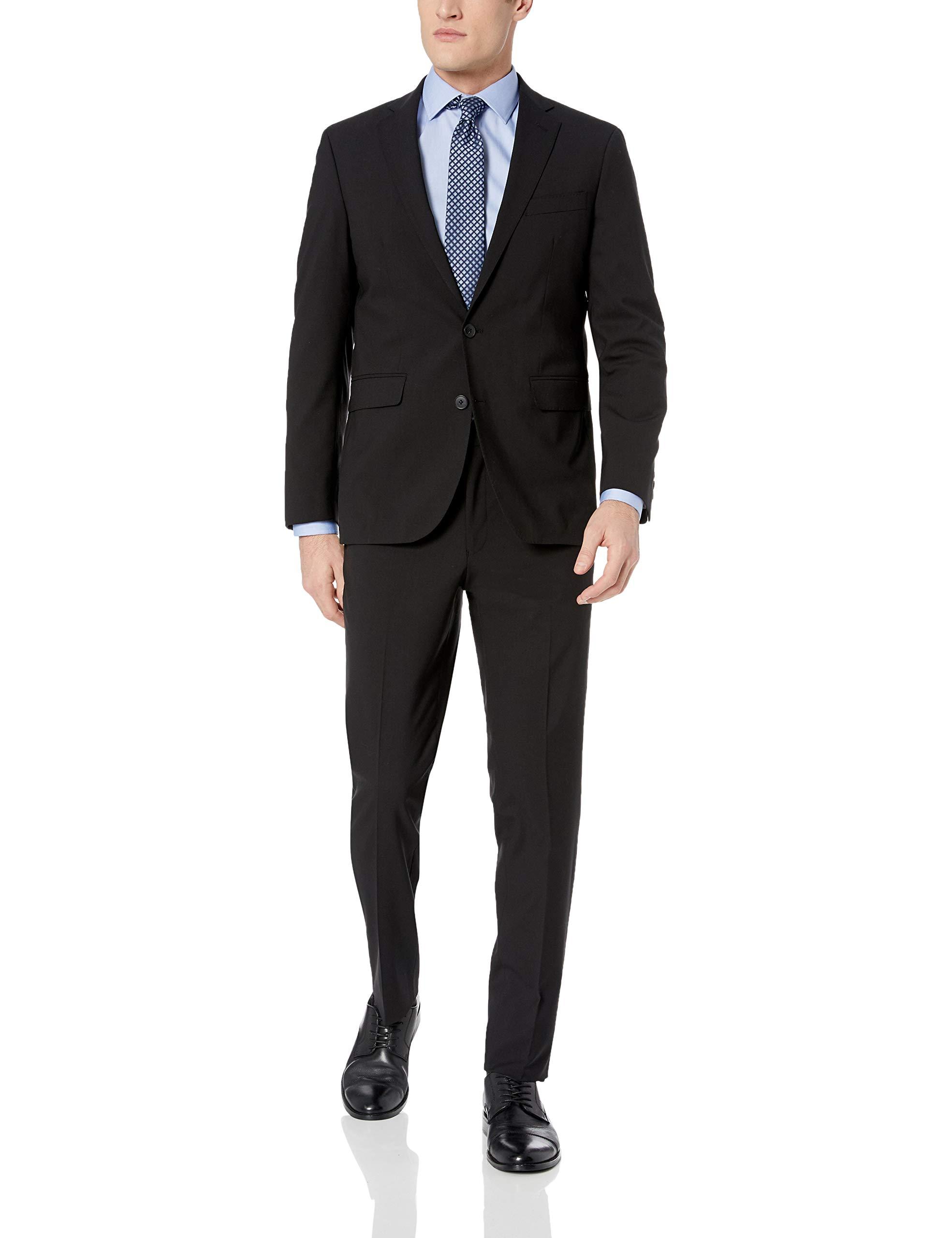 Cole Haan Slim Fit Suit in Black for Men - Lyst