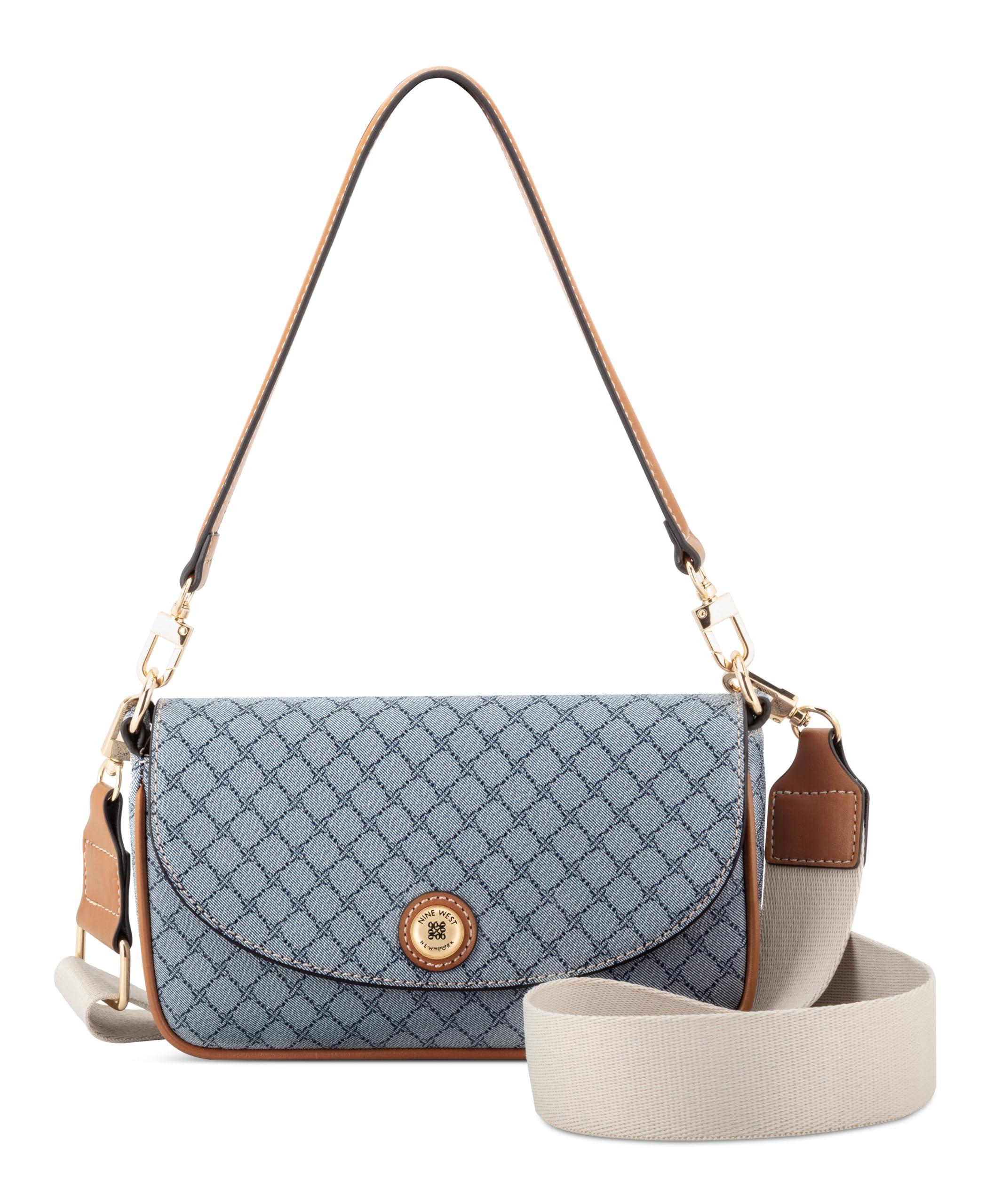 NINE WEST Louie Mini Shoulder Crossbody Bag - PVC With Detachable Strap - View #10