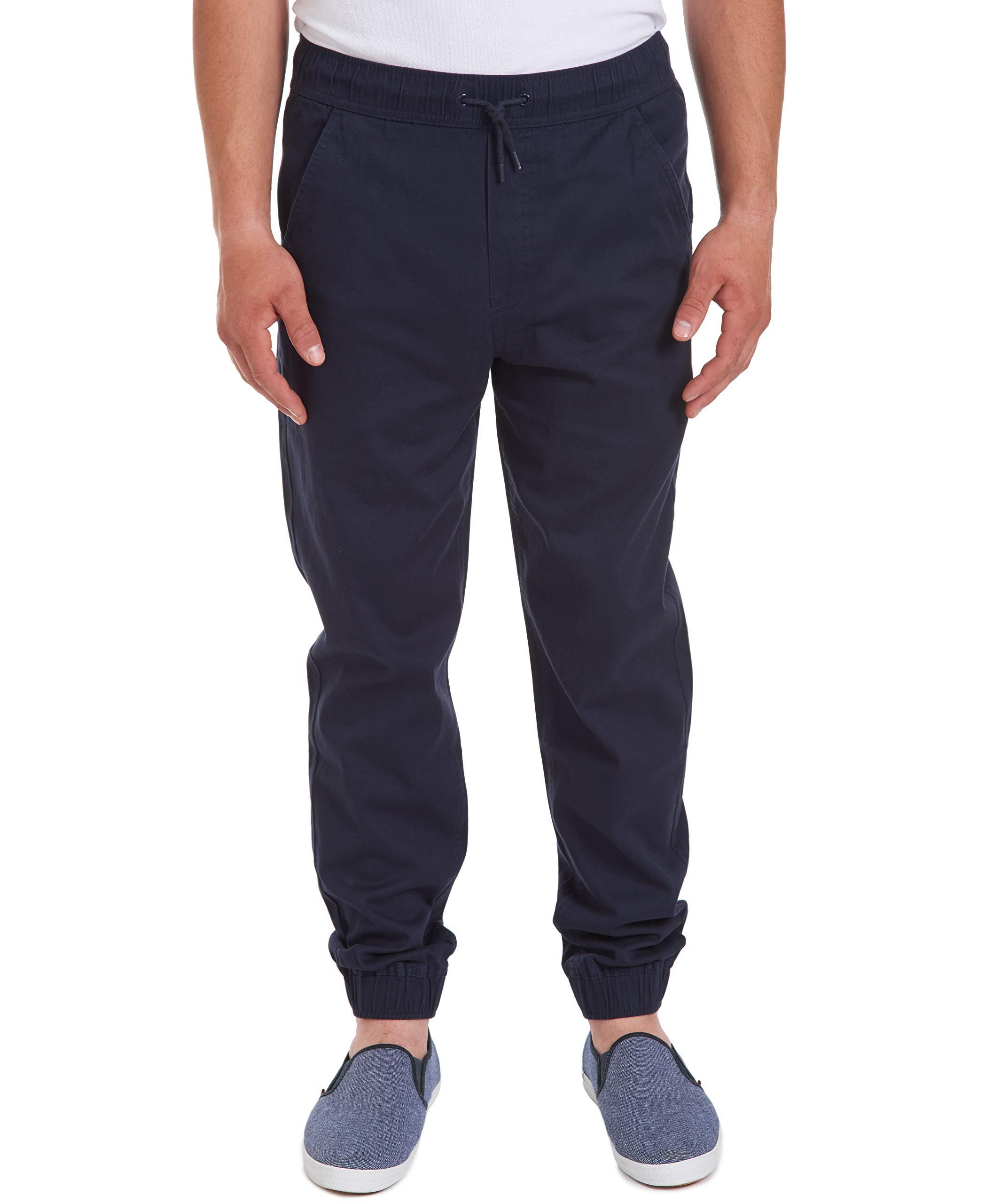Izod Uniform Young Stretch Twill Jogger Pant in Navy (Blue) for Men - Lyst