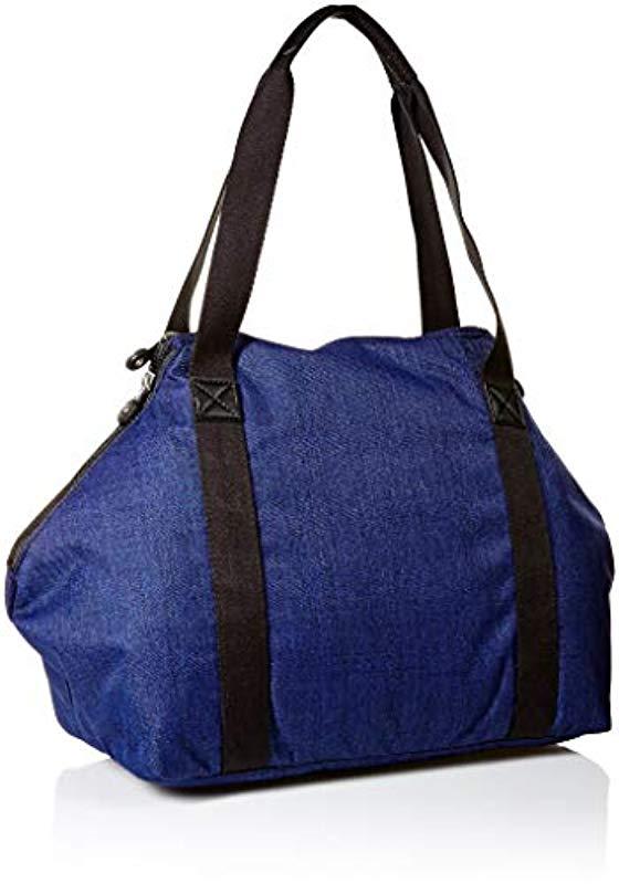 Kipling Art Solid Handbag, Cotton Indigo in Blue - Lyst