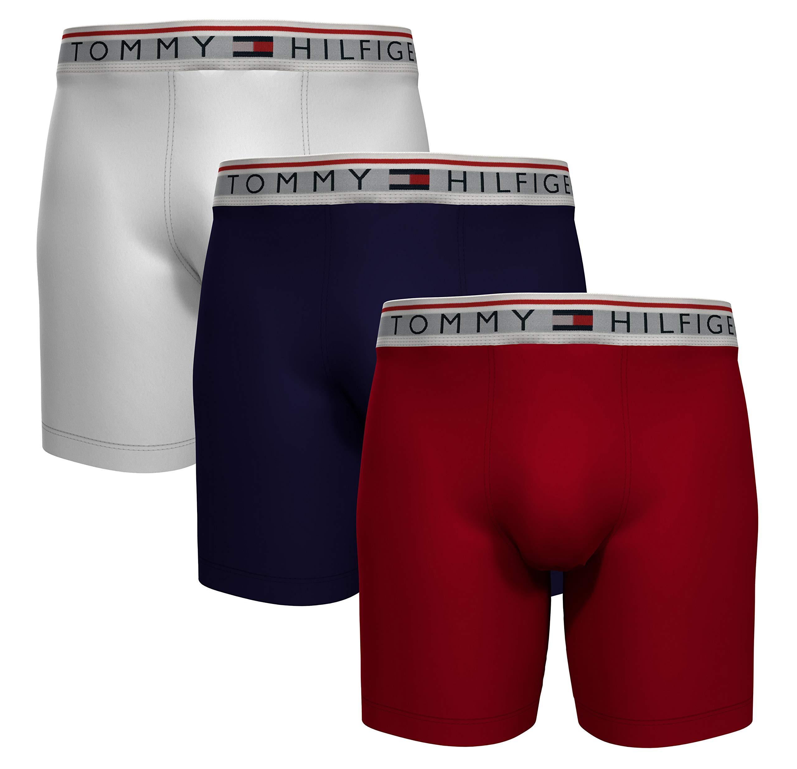 Tommy Hilfiger Cotton Underwear Modern Essentials Boxer Briefs in Red