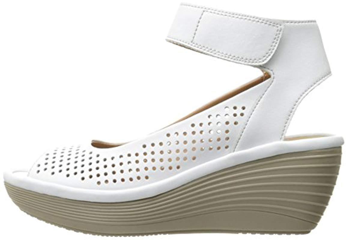 clarks reedly salene white