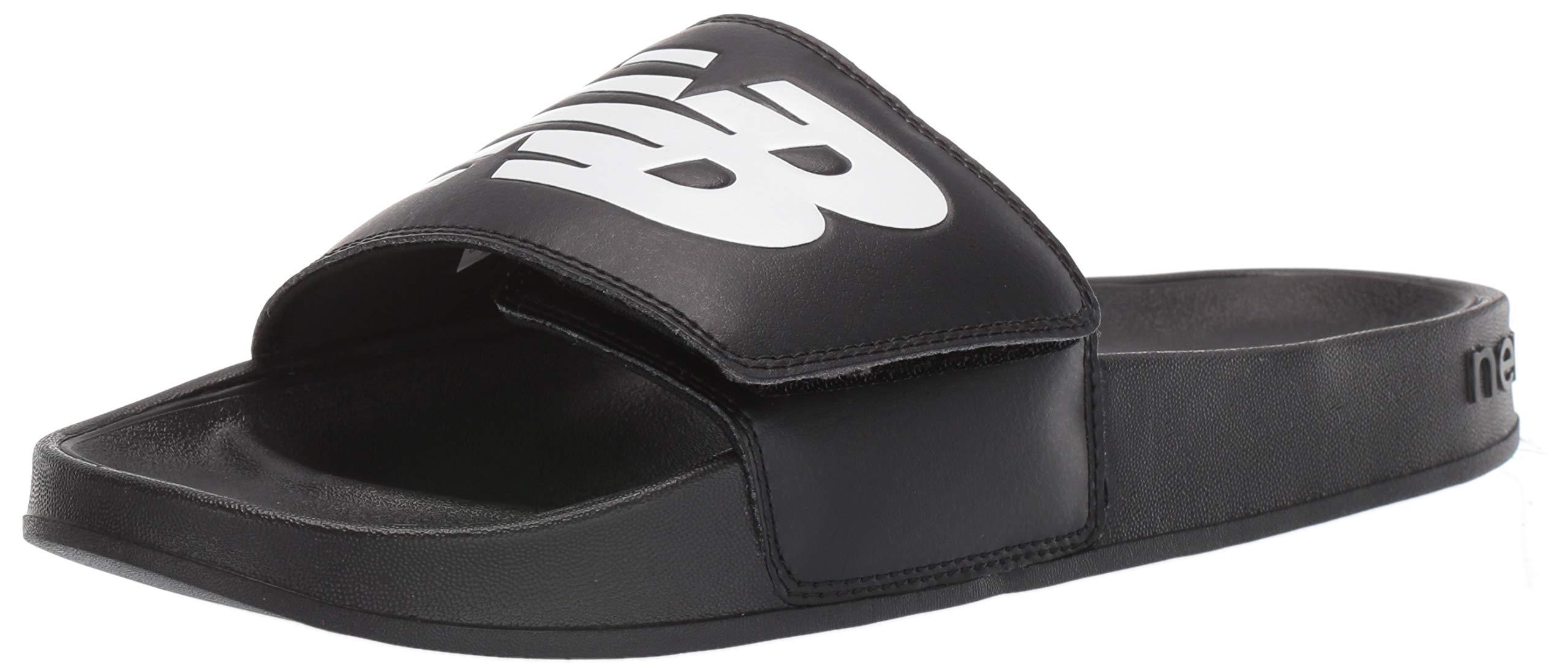 New Balance Rubber 200 V1 Slide Sandal in Black/White (Black) for Men ...