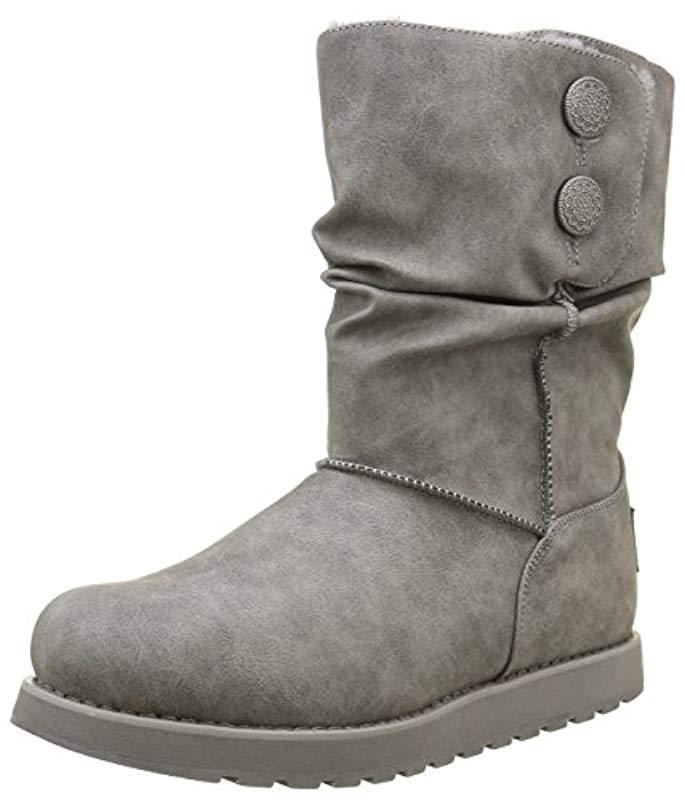 skechers womens keepsakes leatherette boots