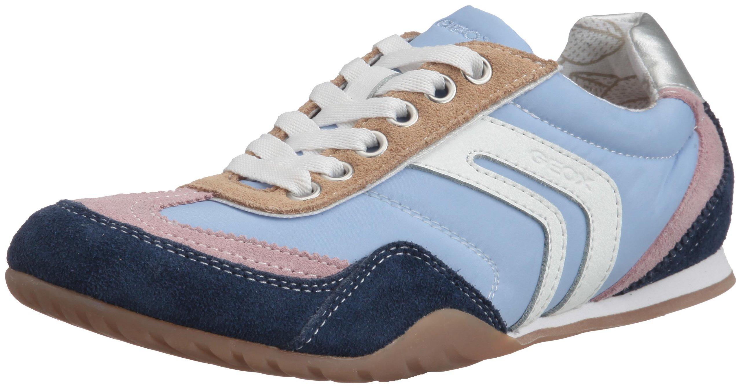 Geox 's Donna Triade 1 Lace-up Fashion Sneaker,light Blue/navy,37 Eu/7 M Us  | Lyst