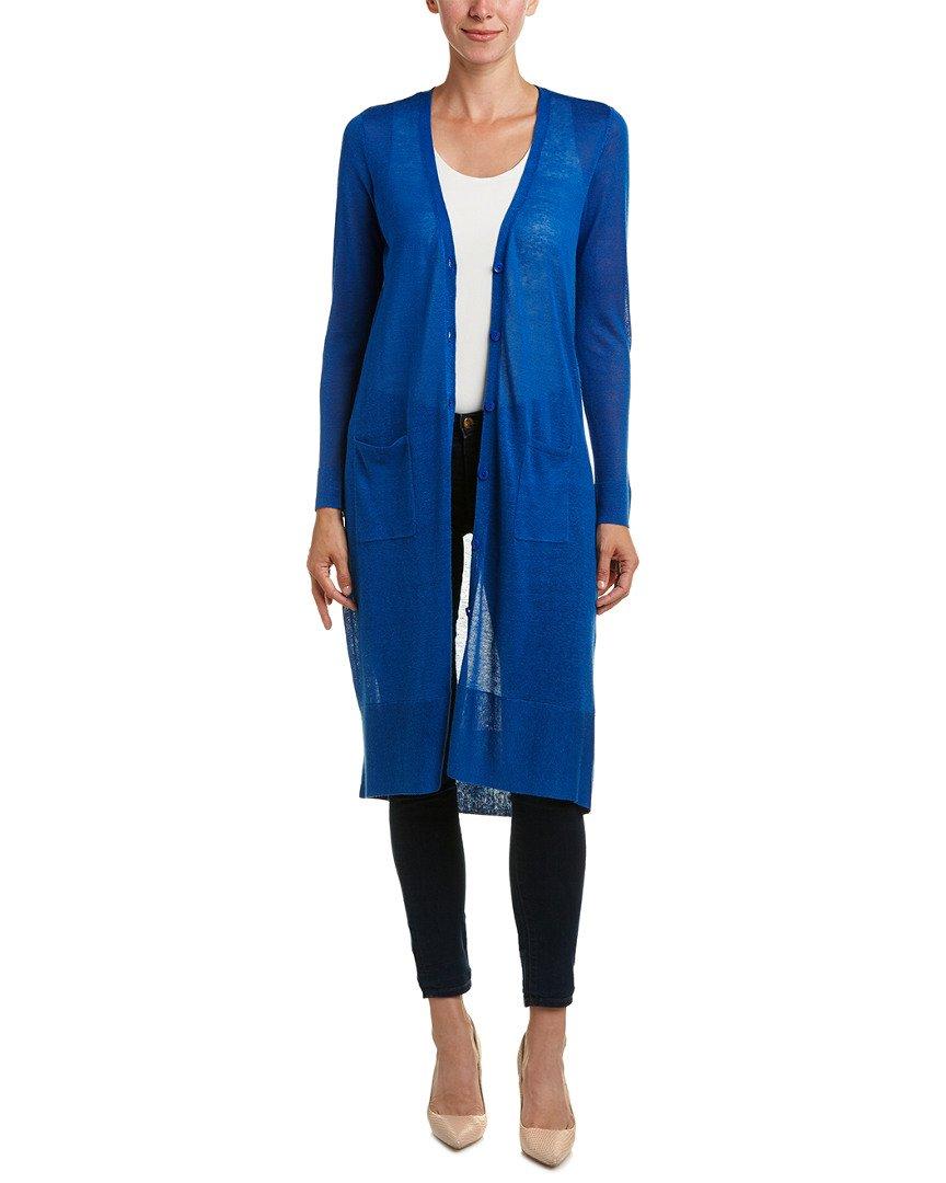 french blue cardigan