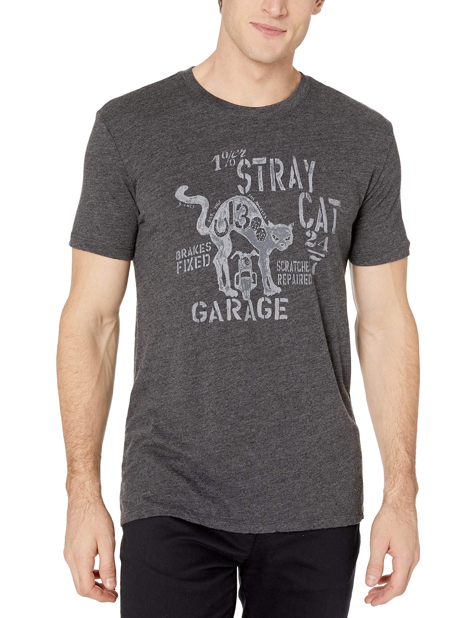lucky brand black cat t shirt