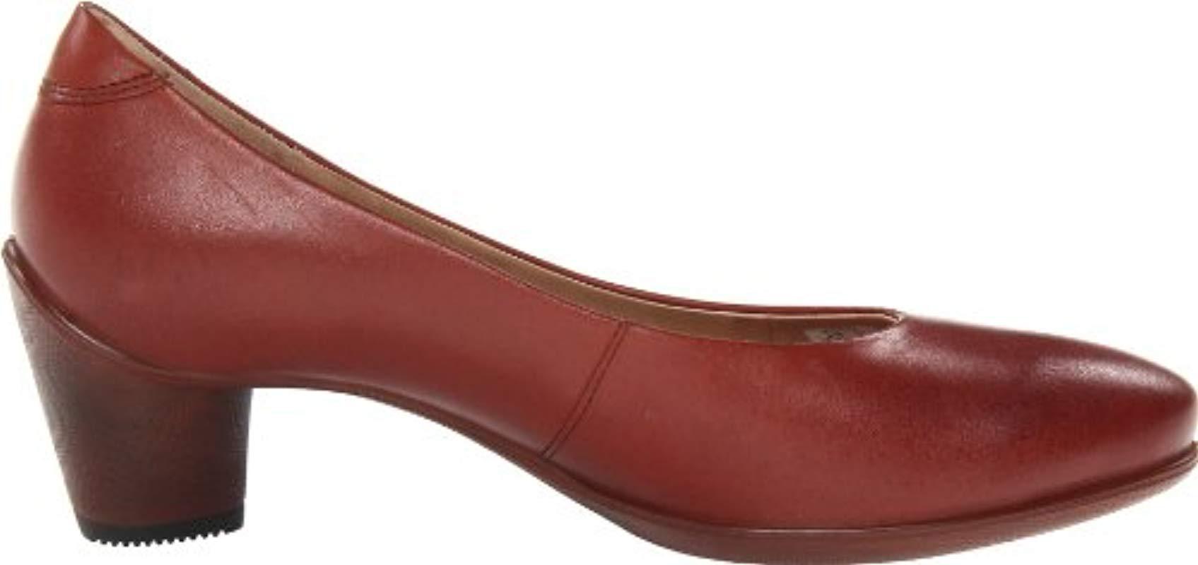 ecco sculptured 45 plain pump