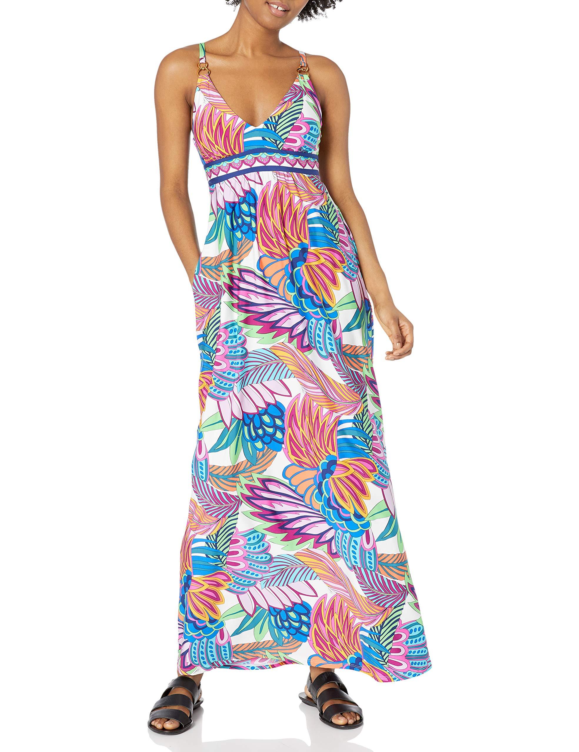 Trina Turk Maxi Dress Swim Coverup in Blue Save 43 Lyst