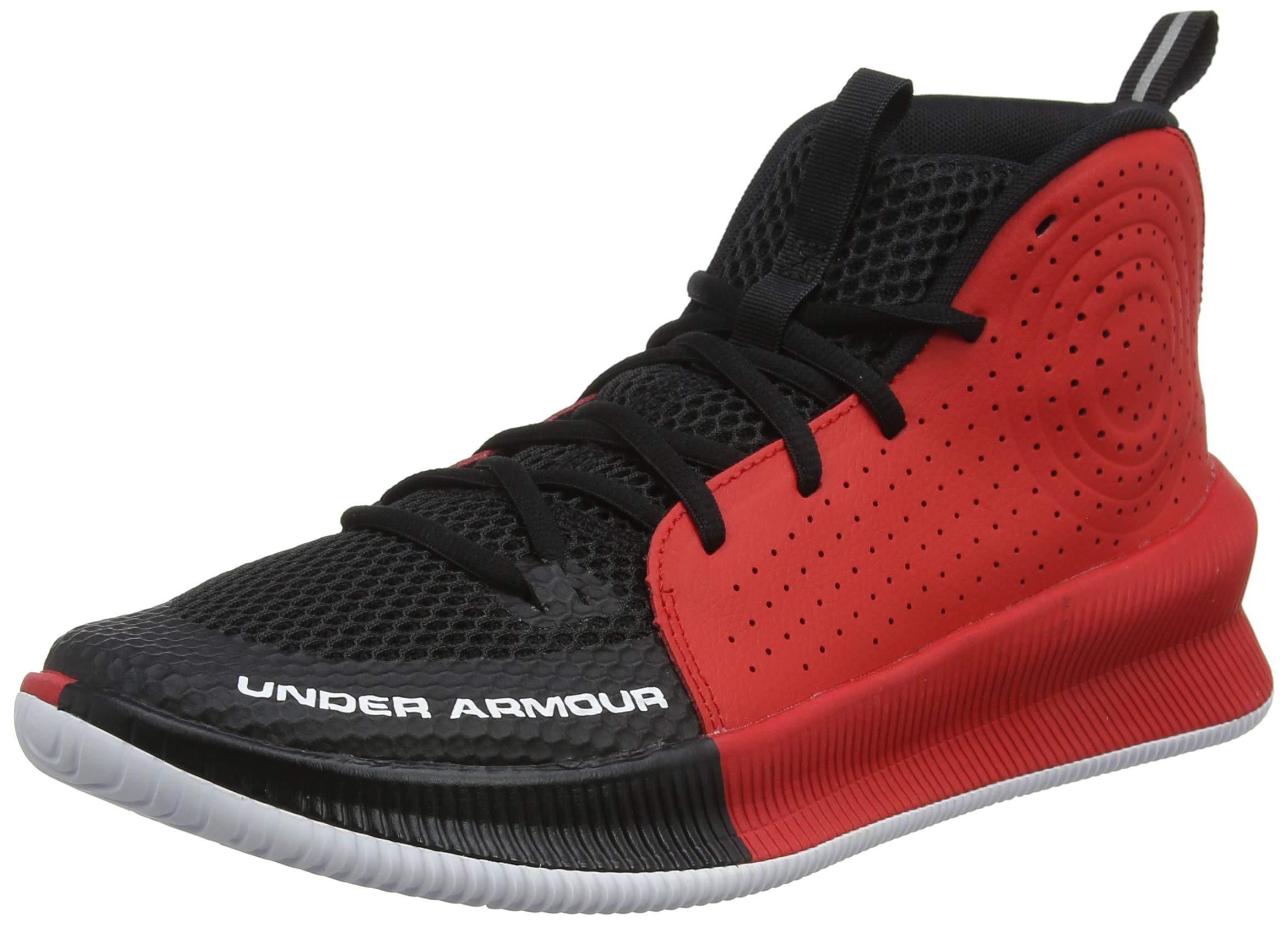 Under Armour Leather Jet 2019 Basketball Shoe Running, Black (003)/red, 7  for Men - Lyst