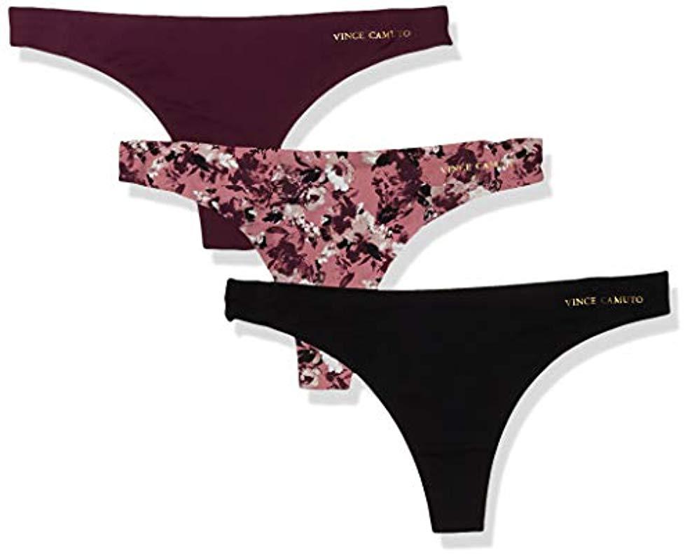 Vince Camuto Women's No Show Microfiber Hipster Panty Underwear Multi-Pack 