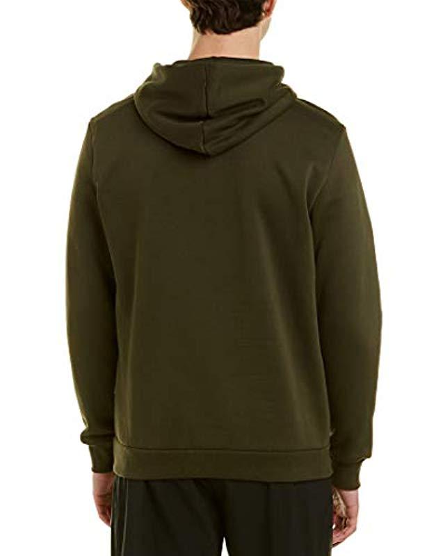 PUMA Essential Hoodie Fleece Big Logo Sweatshirt in Forest Night (Green)  for Men - Lyst