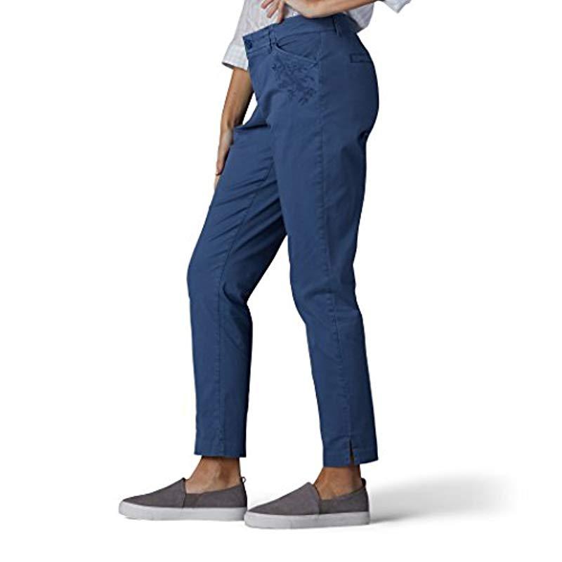 lee eased fit tailored chino