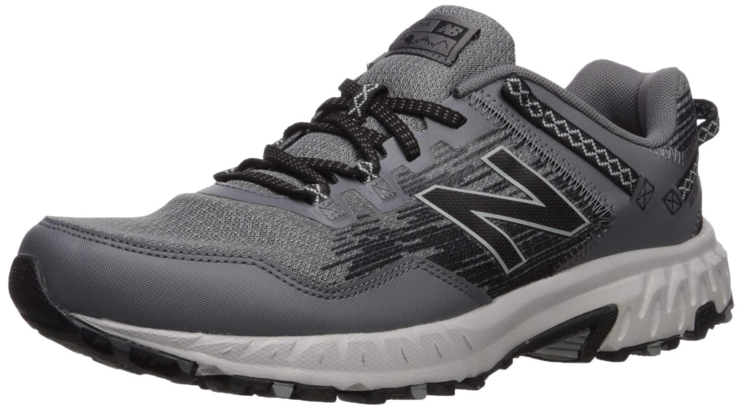 New Balance Leather 410 V6 Trail Running Shoe in Black for Men - Lyst
