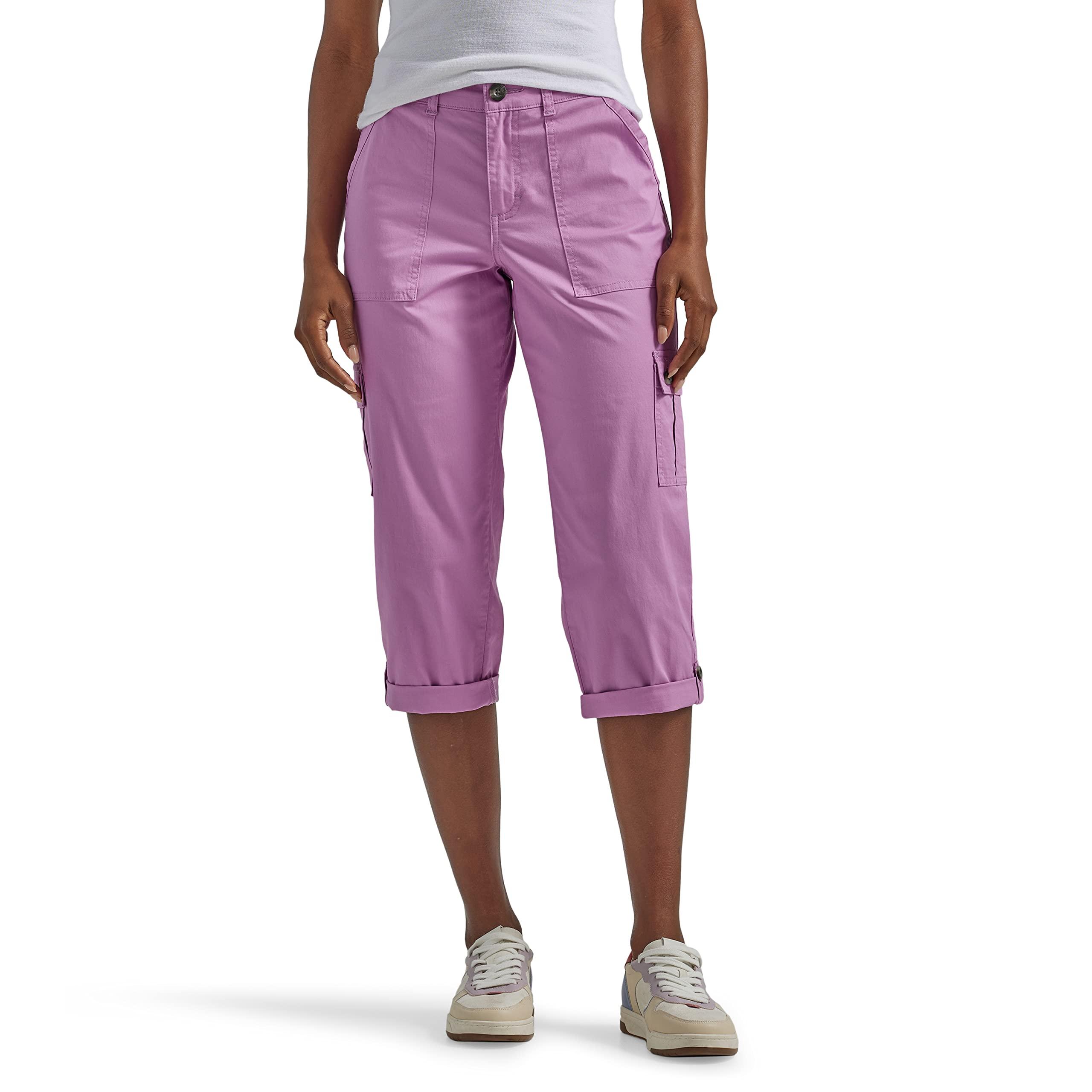 Lee Jeans Ultra Lux Comfort With Flex-to-go Cargo Capri Pant Pansy '16 in  Purple