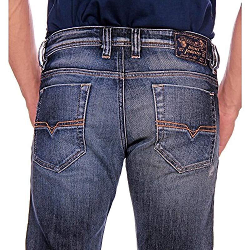 DIESEL Viker Regular Slim Straight-leg Jean 0885k in Denim (Blue) for Men |  Lyst