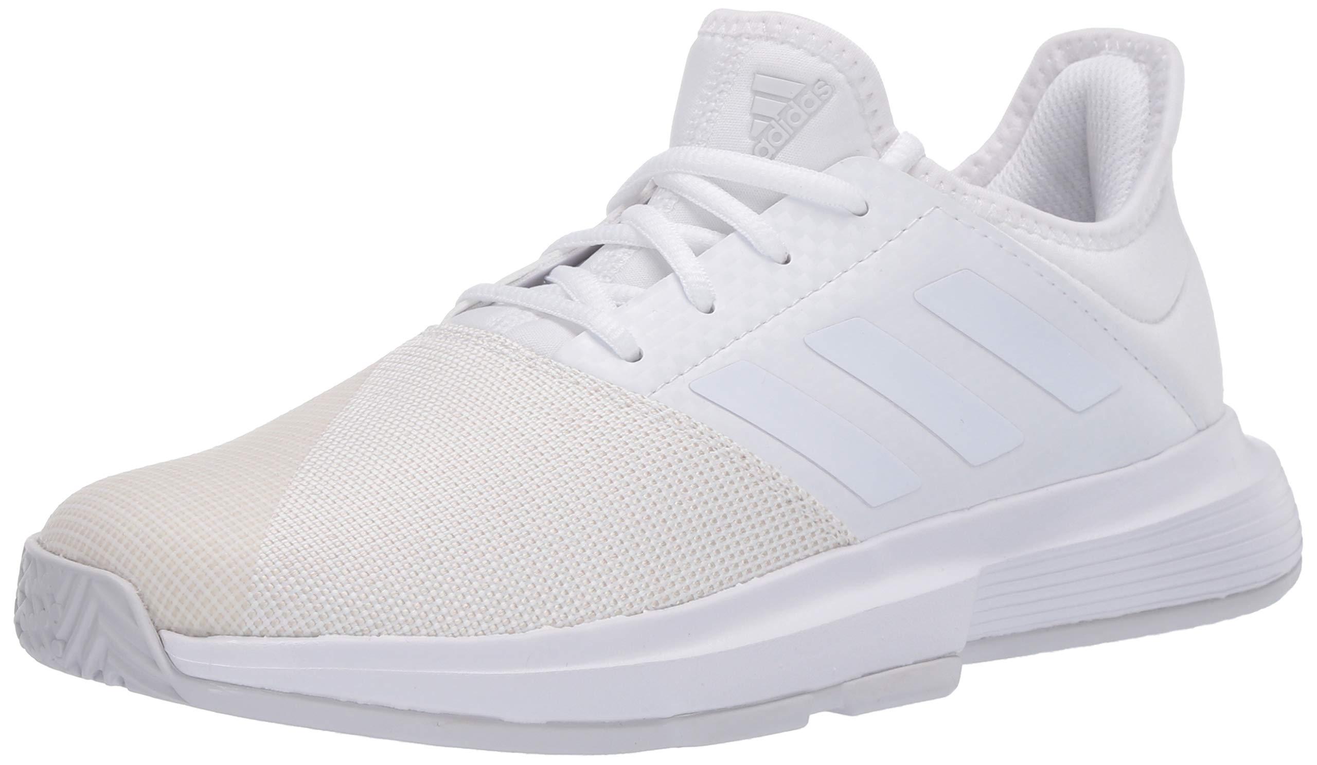 adidas Gamecourt Tennis Shoes in White/Silver (White) - Save 49% - Lyst