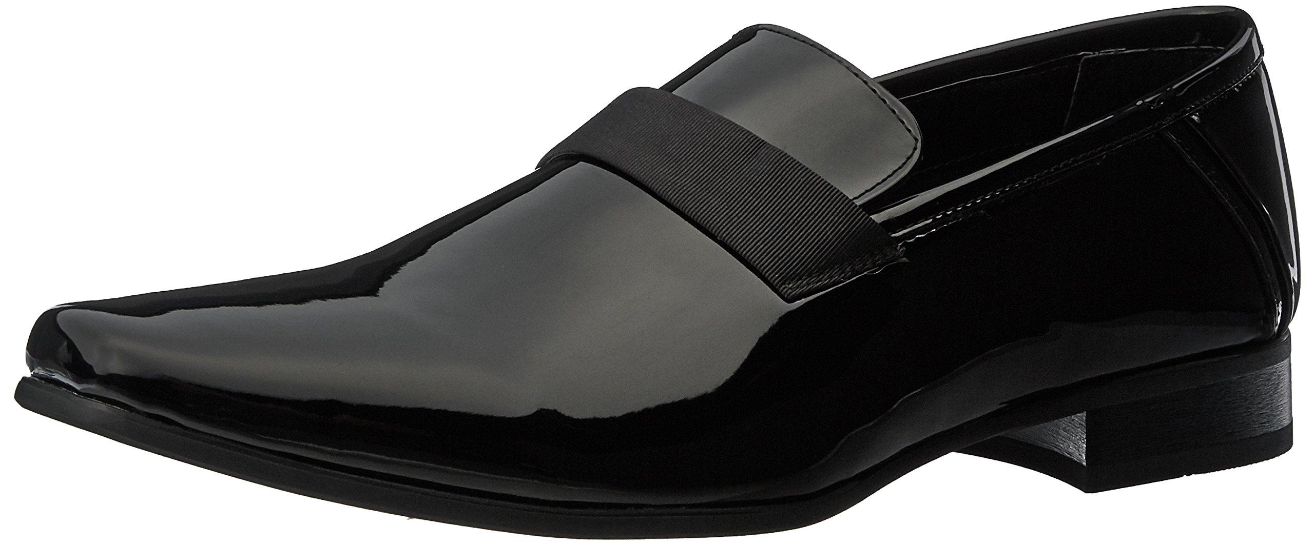 calvin klein bernard patent loafers