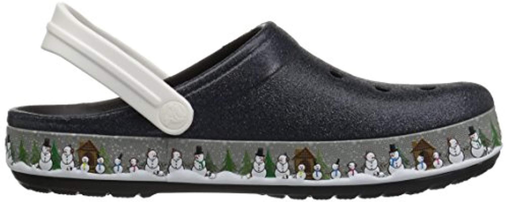 crocband holiday clog