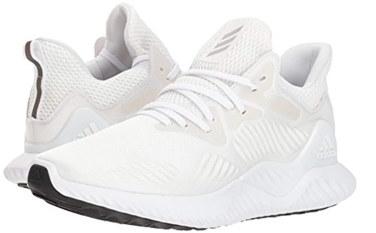 Adidas Originals Lace Alphabounce Beyond Running Shoe In Cloud White Silver Metallic Metallic For Men Lyst