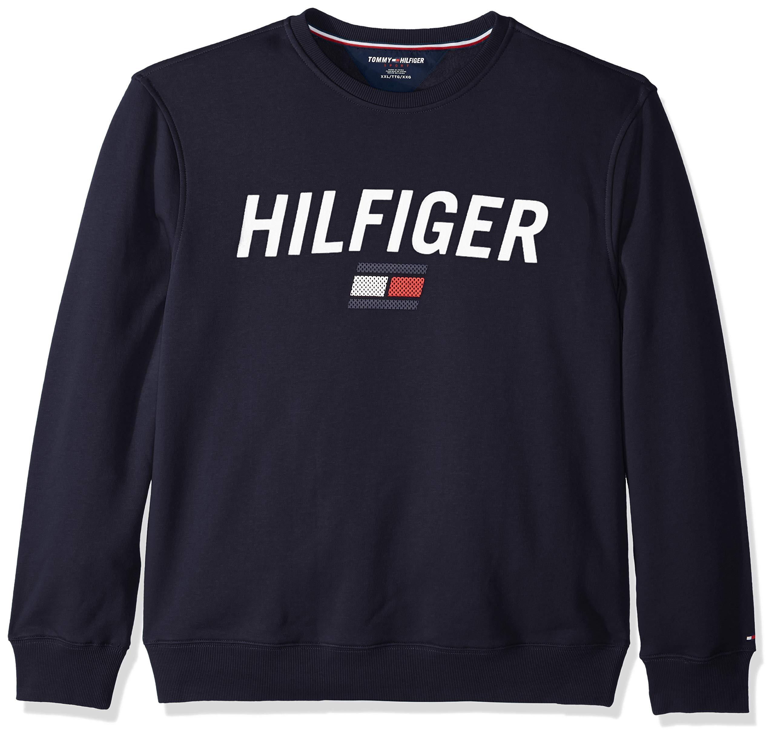 Tommy Hilfiger Sport Crewneck Sweatshirt in Blue for Men - Lyst