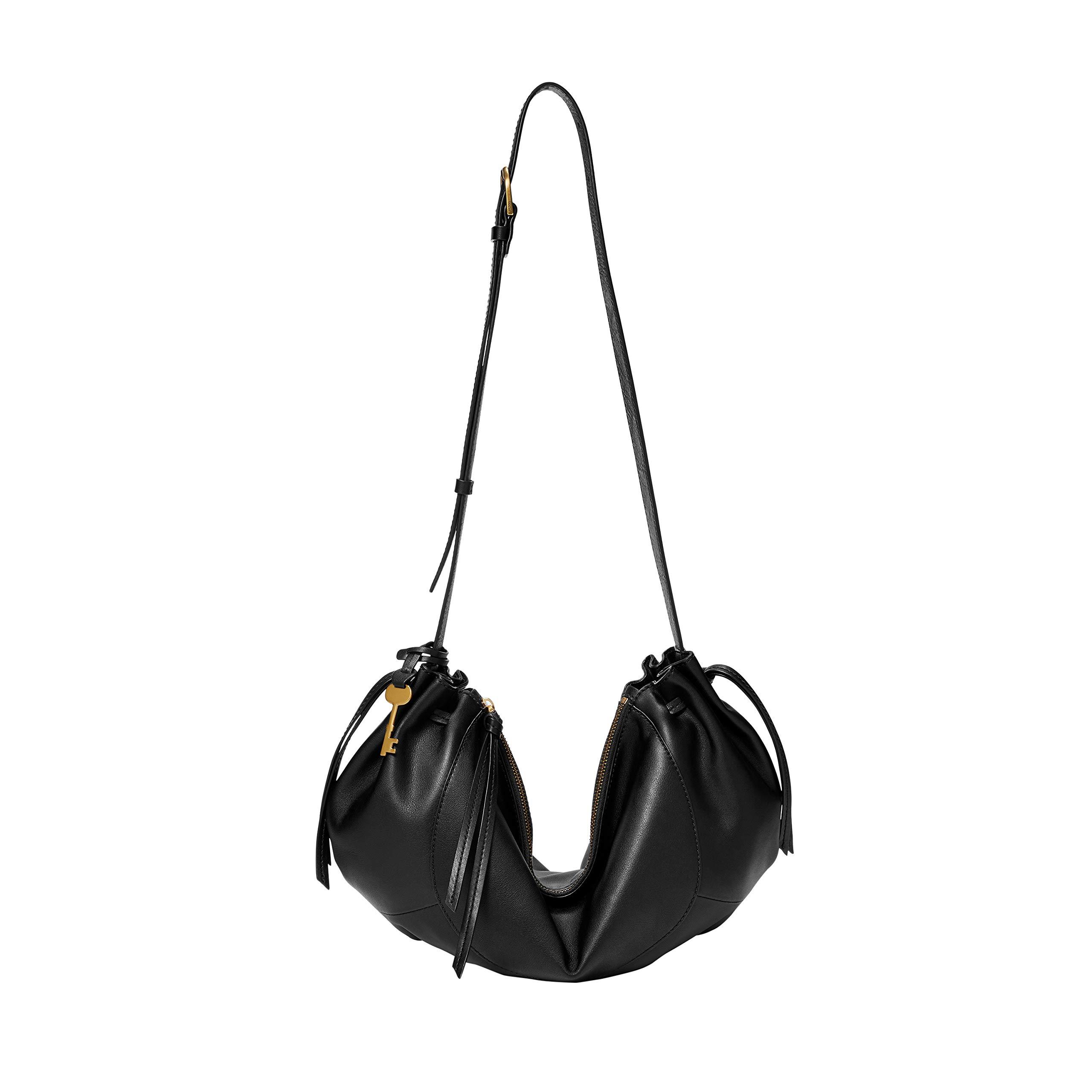 Fossil Brooke Leather Satchel Purse 