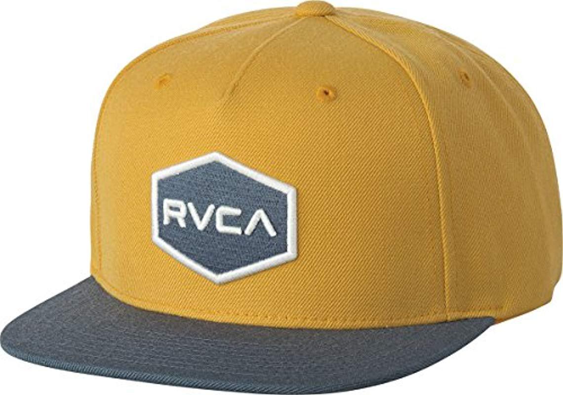rvca commonwealth snapback