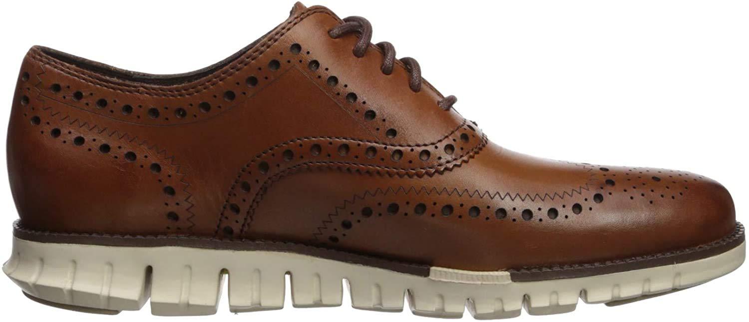 cole haan zerogrand wingtip leather oxfords
