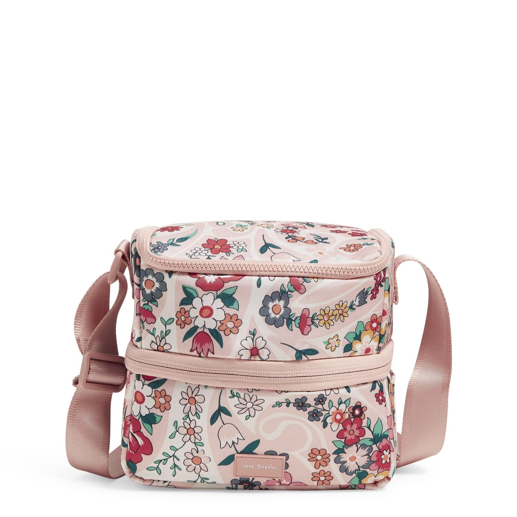 Vera Bradley Recycled Lighten Up Reactive Expandable Cooler Lunch Bag ...