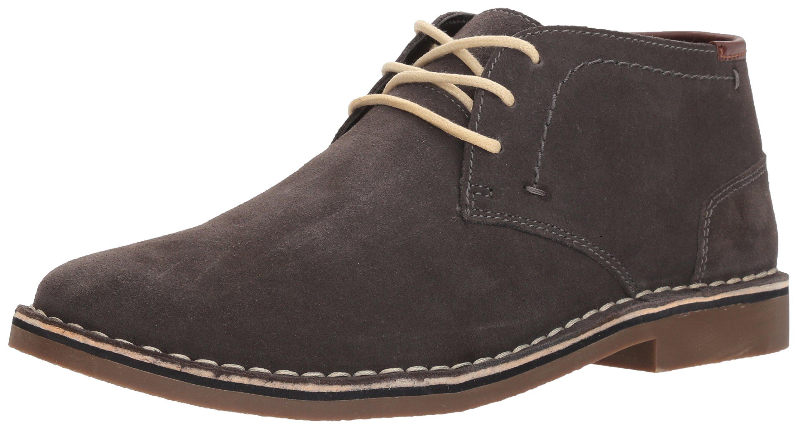 gray suede chukka boots
