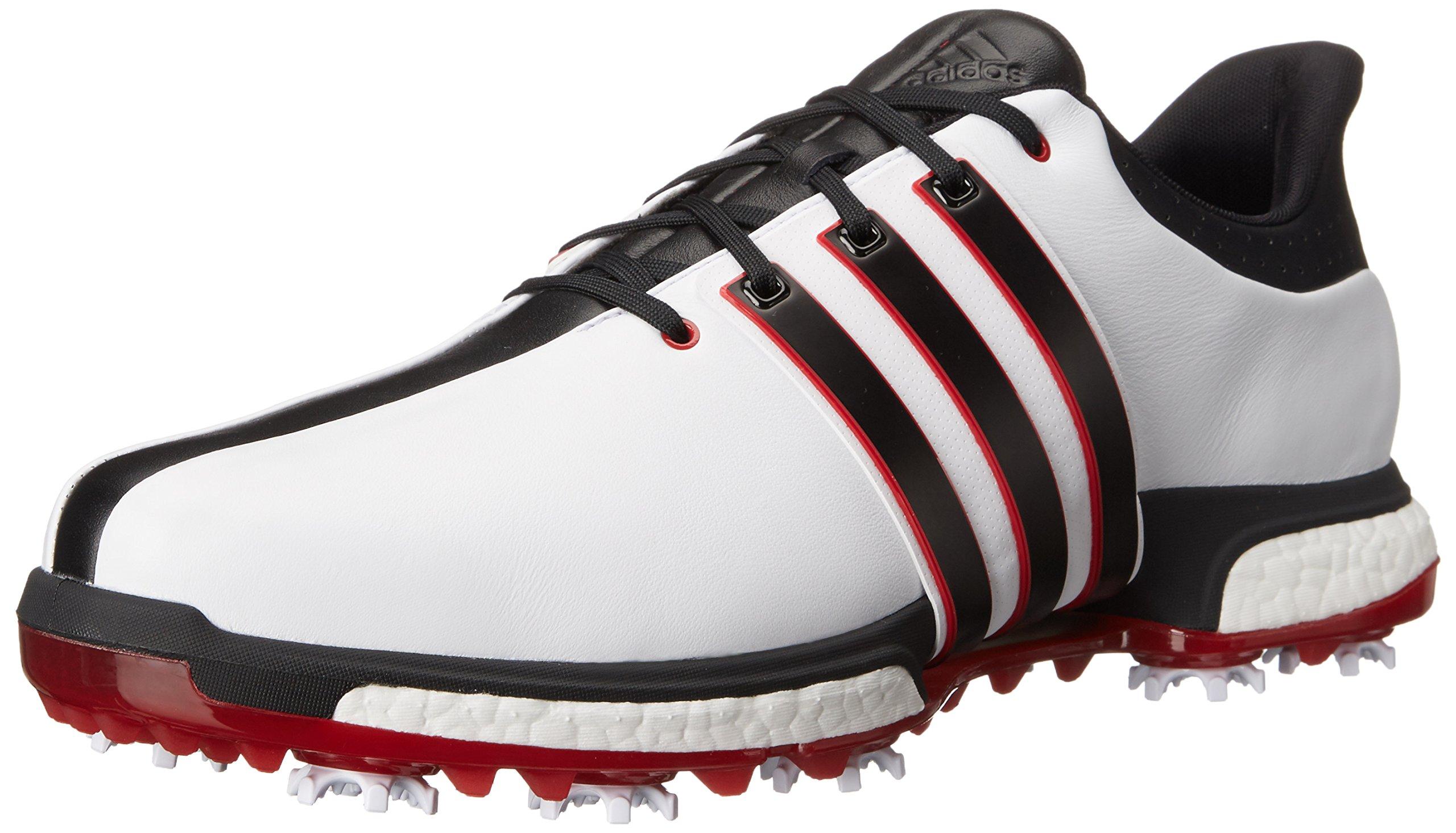 adidas Golf S Tour360 Boost Spiked Shoe,white/black/power Red,11 Us for Men