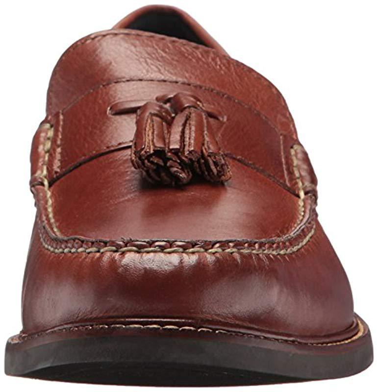 cole haan pinch tassel saddle tan