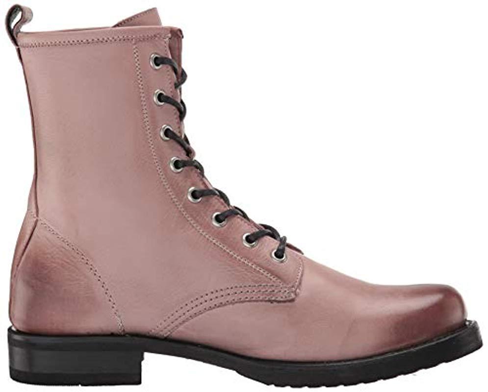 frye veronica combat lilac