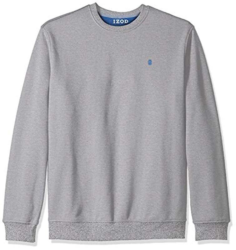 izod men's advantage performance stretch fleece sweatshirt