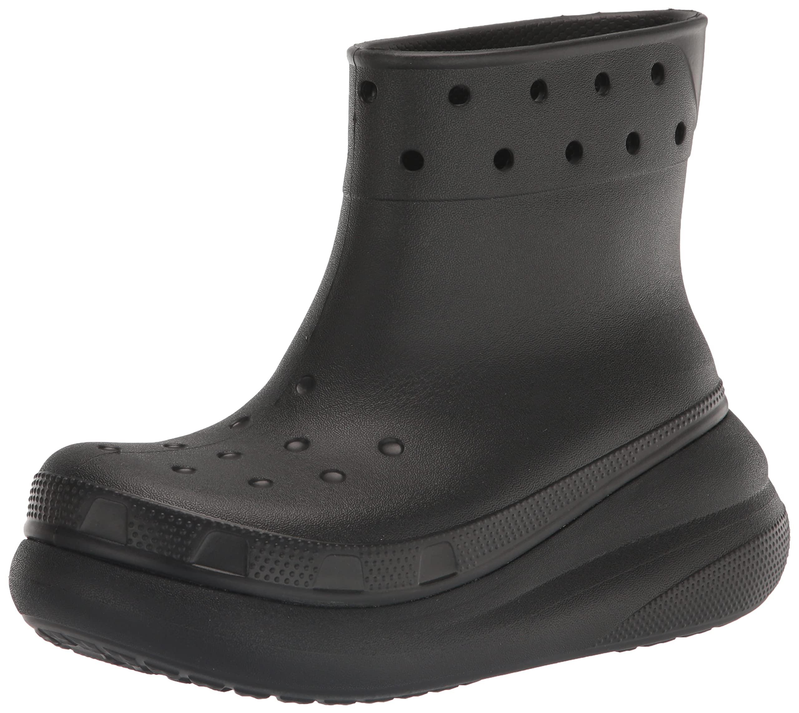 Crocs™ Classic Crush Rain Boots in Black | Lyst