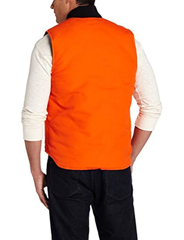 Carhartt Sandstone Vest Arctic Quilt Lined V02 in Orange for Men | Lyst