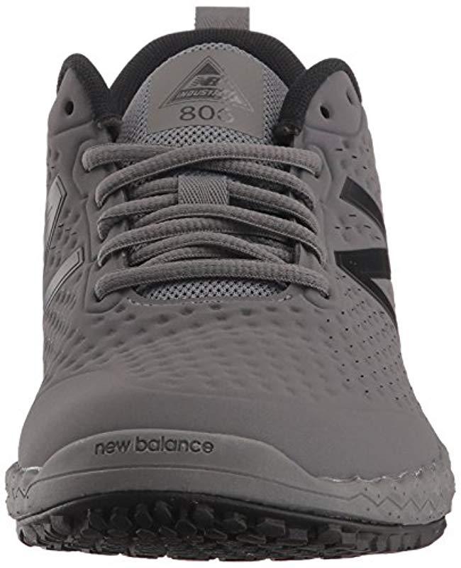 New Balance Fresh Foam Slip Resistant 806 V1 Industrial Shoe in Navy/Grey  (Gray) for Men | Lyst