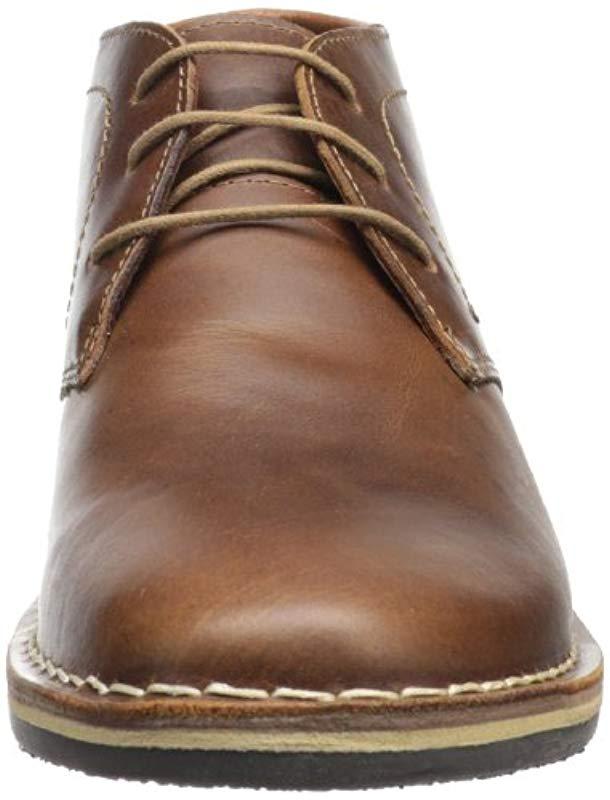 steve madden men's harken chukka boot cognac