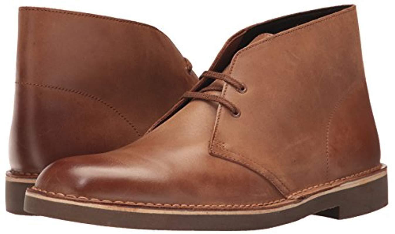 clarks bushacre 2 dark tan leather