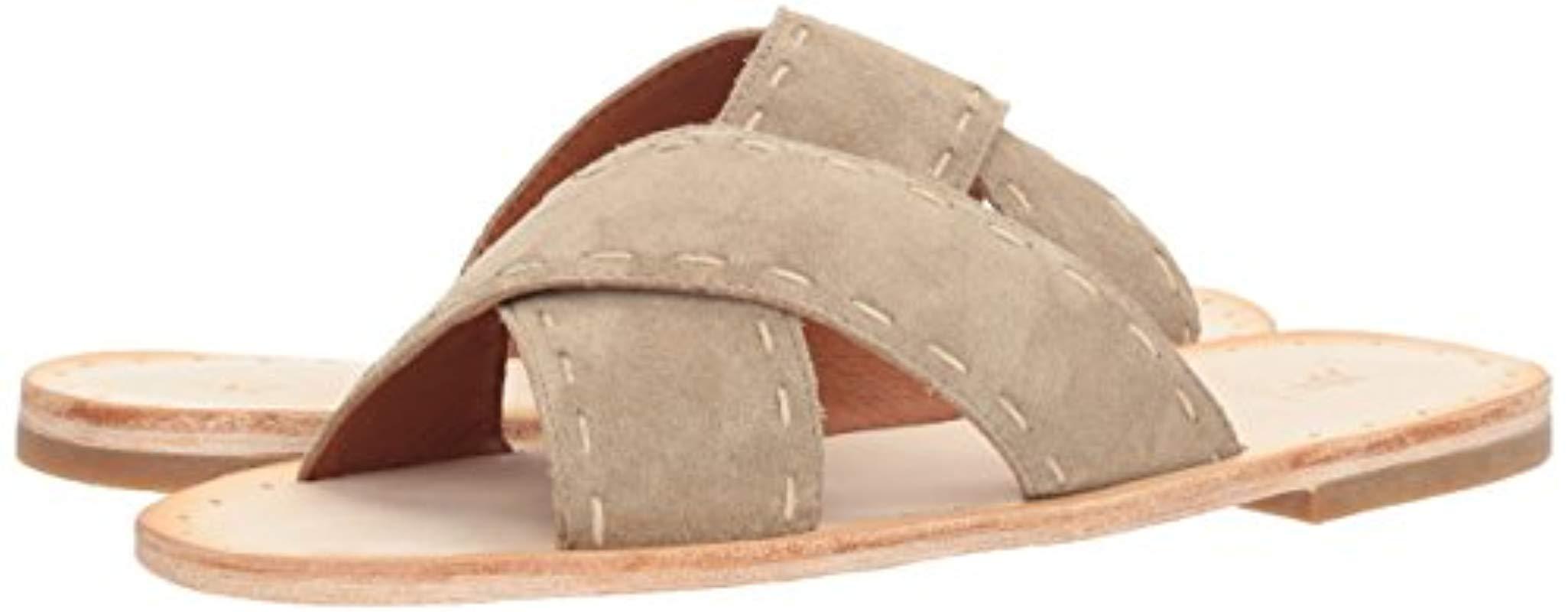 frye avery pickstitch slide