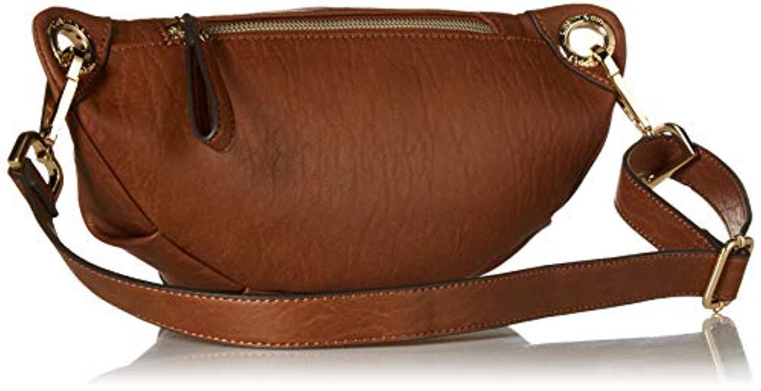calvin klein fanny pack brown